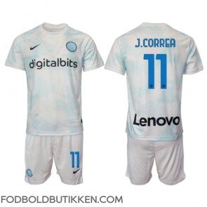 Inter Milan Joaquin Correa #11 Udebanetrøje Børn 2022-23 Kortærmet (+ Korte bukser)